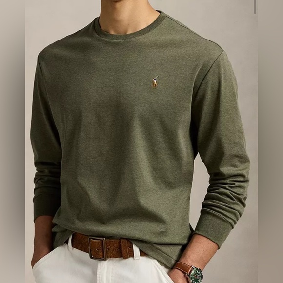 Polo Ralph Lauren Long Sleeve Soft Touch Cotton T-Shirt Size‎ 2XB NWT